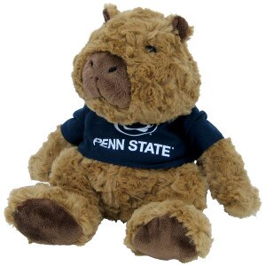 plush capybara cuddle buddy with Penn State t-shirt